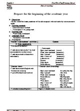 Giáo án Tiếng anh lớp 3 - Unit 1 Hello  - Nguyễn Thị Phương An